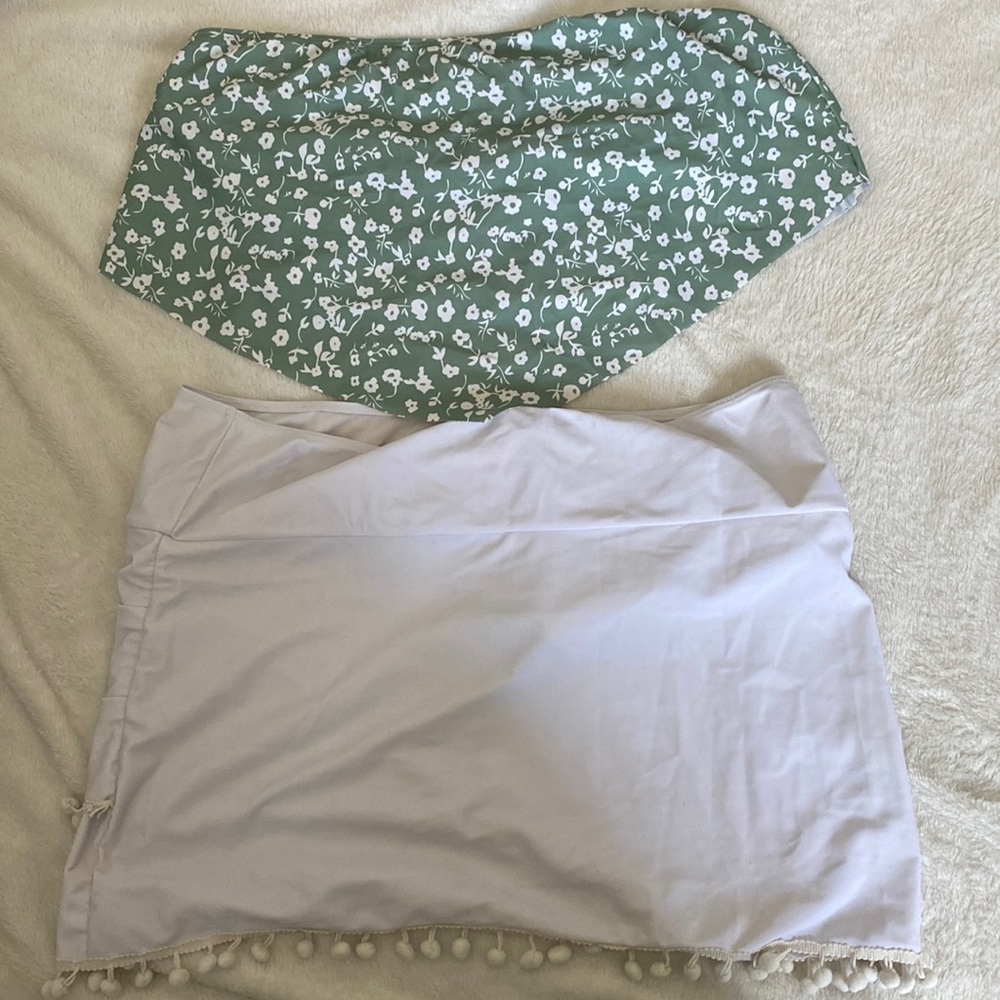 Bikini Top and Mini Skirt Swimsuit